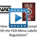 Video – FDA Menu Labeling Webinar