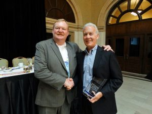 NAC President Terry Conlon, ECM. with Charlie Neary, CCM, 2016 Warner Honoree