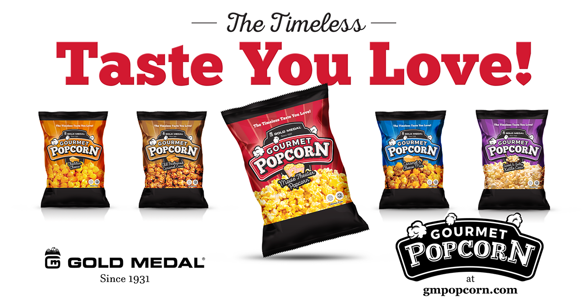 Gold Medal Introduces Ready-to-Eat Gourmet Popcorn Line