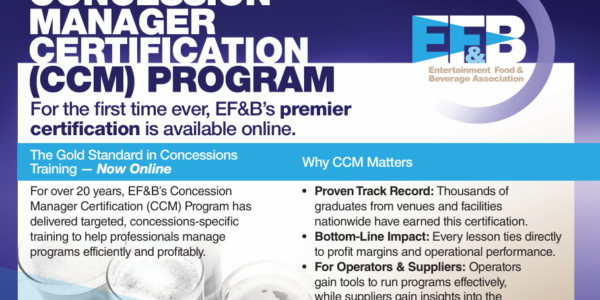 EF&B Webinar – Concession Manager Certification (CCM) Program