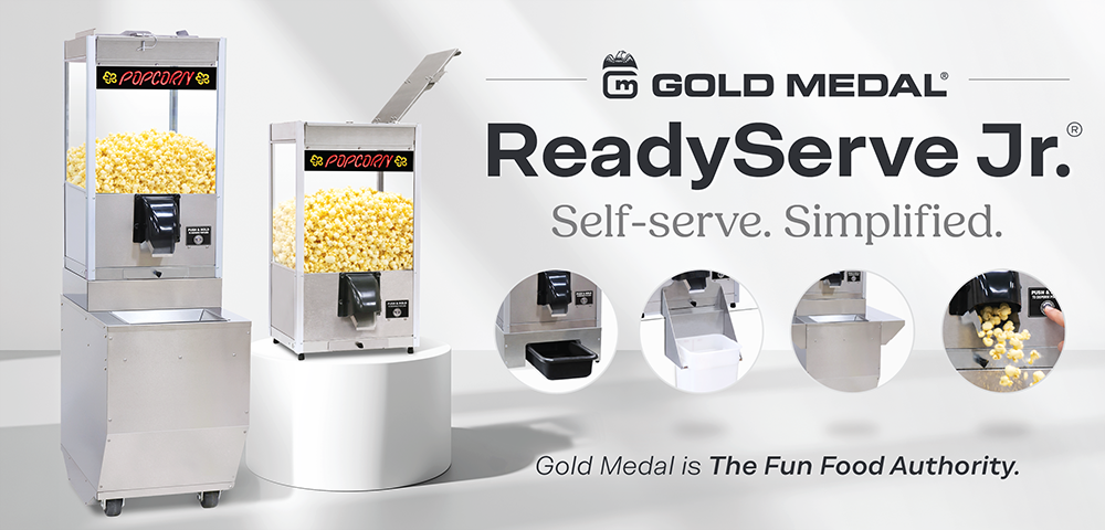 Gold Medal Introduces Compact Self-Serve Popcorn Solution